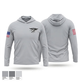 Long Sleeve Performance Shirt with hood, Lexington Police Department, Police, Teamtime, Team time, sublimation, custom sports apparel, team uniforms, spirit wear, spiritwear, sports uniforms, custom shirts, team store, custom team store, fundraiser sports, apparel fundraiser