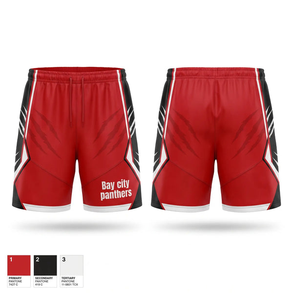 Athletic Shorts With Pockets, Bay city panthers, Softball, Teamtime, Team time, sublimation, custom sports apparel, team uniforms, spirit wear, spiritwear, sports uniforms, custom shirts, team store, custom team store, fundraiser sports, apparel fundraiser