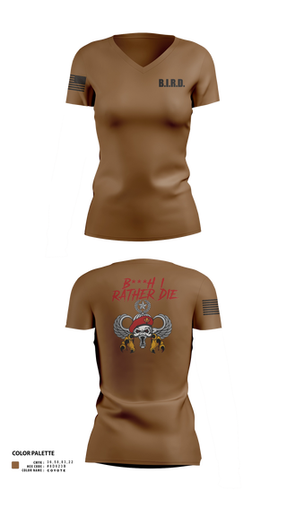 Womens Short Sleeve Vneck Shirt, 3, Army, Teamtime, Team time, sublimation, custom sports apparel, team uniforms, spirit wear, spiritwear, sports uniforms, custom shirts, team store, custom team store, fundraiser sports, apparel fundraiser