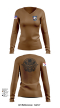Desperados 24416506 Women's Long Sleeve V-neck Shirt - 101