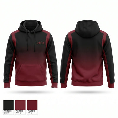 Lowell black Hoodie - 1
