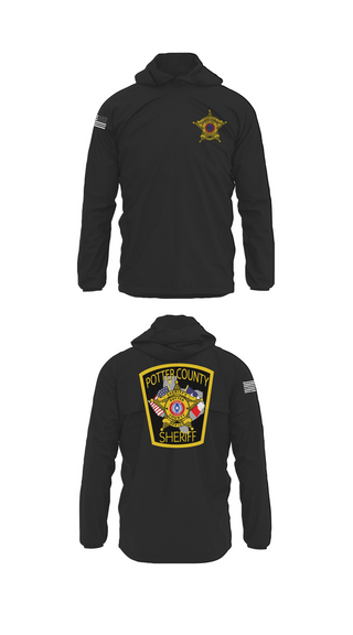 Windbreaker, Potter County Sheriff's Office, Police, Teamtime, Team time, sublimation, custom sports apparel, team uniforms, spirit wear, spiritwear, sports uniforms, custom shirts, team store, custom team store, fundraiser sports, apparel fundraiser