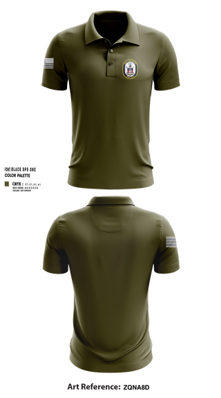 Short Sleeve Performance Polo, USS TRUXTUN DDG 103, Navy, Teamtime, Team time, sublimation, custom sports apparel, team uniforms, spirit wear, spiritwear, sports uniforms, custom shirts, team store, custom team store, fundraiser sports, apparel fundraiser