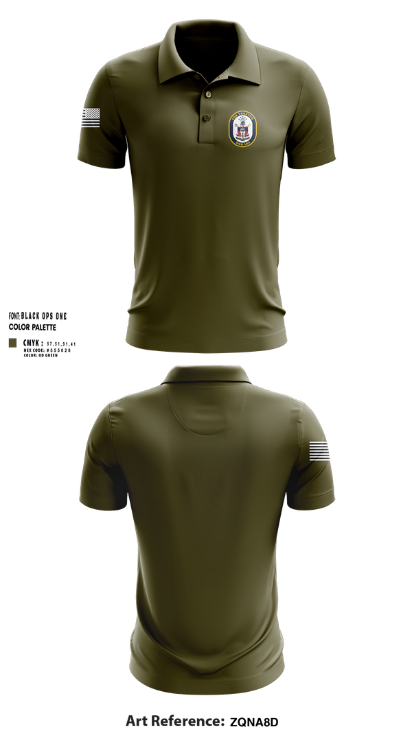 Short Sleeve Performance Polo, USS TRUXTUN DDG 103, Navy, Teamtime, Team time, sublimation, custom sports apparel, team uniforms, spirit wear, spiritwear, sports uniforms, custom shirts, team store, custom team store, fundraiser sports, apparel fundraiser