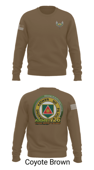 Crew Neck Sweatshirt, 51st Combat Engineers, Army, Teamtime, Team time, sublimation, custom sports apparel, team uniforms, spirit wear, spiritwear, sports uniforms, custom shirts, team store, custom team store, fundraiser sports, apparel fundraiser
