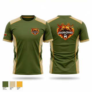 Short Sleeve Performance Shirt, Golden Deers FC, Men's Soccer, Teamtime, Team time, sublimation, custom sports apparel, team uniforms, spirit wear, spiritwear, sports uniforms, custom shirts, team store, custom team store, fundraiser sports, apparel fundraiser
