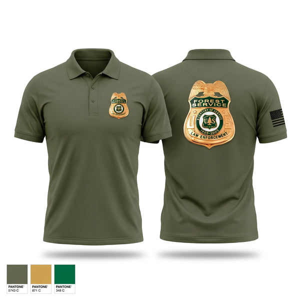 Short Sleeve Performance Polo, U.S. Forest Service, Police, Teamtime, Team time, sublimation, custom sports apparel, team uniforms, spirit wear, spiritwear, sports uniforms, custom shirts, team store, custom team store, fundraiser sports, apparel fundraiser