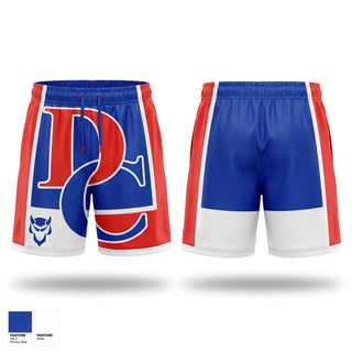 Athletic Shorts With Pockets, Blue Devils, Softball, Teamtime, Team time, sublimation, custom sports apparel, team uniforms, spirit wear, spiritwear, sports uniforms, custom shirts, team store, custom team store, fundraiser sports, apparel fundraiser