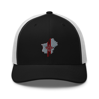 St Clair County Saints Retro Trucker Hat | Yupoong 6606