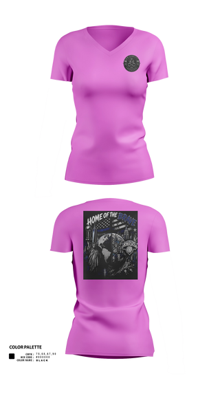 Womens Short Sleeve Vneck Shirt, Martinez, Police, Teamtime, Team time, sublimation, custom sports apparel, team uniforms, spirit wear, spiritwear, sports uniforms, custom shirts, team store, custom team store, fundraiser sports, apparel fundraiser