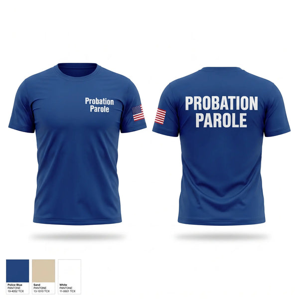 Short Sleeve Performance Shirt, Probation & Parole, Police, Teamtime, Team time, sublimation, custom sports apparel, team uniforms, spirit wear, spiritwear, sports uniforms, custom shirts, team store, custom team store, fundraiser sports, apparel fundraiser
