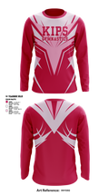 Kips gymnastics 28544383 Long Sleeve Performance Shirt 1