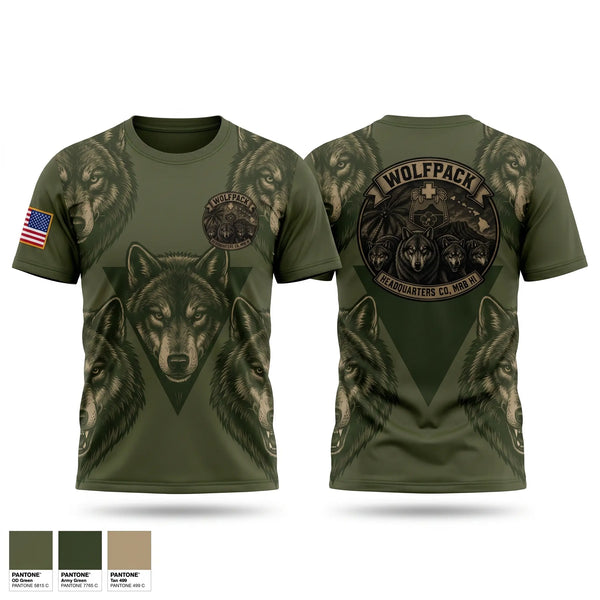 Old School Cotton Feel Shirt, Headquarters Company, MRB HI, Army, Teamtime, Team time, sublimation, custom sports apparel, team uniforms, spirit wear, spiritwear, sports uniforms, custom shirts, team store, custom team store, fundraiser sports, apparel fundraiser