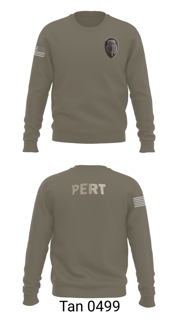 Crew Neck Sweatshirt, Prison Emergency Response Team, Police, Teamtime, Team time, sublimation, custom sports apparel, team uniforms, spirit wear, spiritwear, sports uniforms, custom shirts, team store, custom team store, fundraiser sports, apparel fundraiser