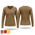 1-160th FA BN Women's Long Sleeve V-neck Shirt - 1
