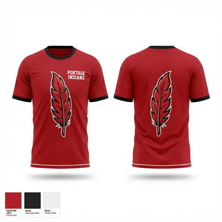 Short Sleeve Performance Shirt, Portage Indians, Men's Basketball, Teamtime, Team time, sublimation, custom sports apparel, team uniforms, spirit wear, spiritwear, sports uniforms, custom shirts, team store, custom team store, fundraiser sports, apparel fundraiser