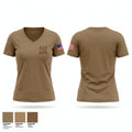 A/2-2 AHB Women's Short Sleeve V-neck Shirt - 1