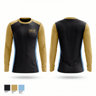 Long Sleeve Performance Shirt, Rise Up Dance Academy, Cheer, Teamtime, Team time, sublimation, custom sports apparel, team uniforms, spirit wear, spiritwear, sports uniforms, custom shirts, team store, custom team store, fundraiser sports, apparel fundraiser