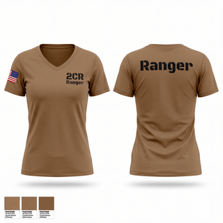 Womens Short Sleeve Vneck Shirt, 2CR, Army, Teamtime, Team time, sublimation, custom sports apparel, team uniforms, spirit wear, spiritwear, sports uniforms, custom shirts, team store, custom team store, fundraiser sports, apparel fundraiser