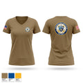 CNSGNW Women's Short Sleeve V-neck Shirt - 1