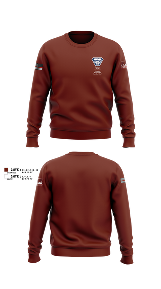 Crew Neck Sweatshirt, JFRD Critical Care Team, Fire Department, Teamtime, Team time, sublimation, custom sports apparel, team uniforms, spirit wear, spiritwear, sports uniforms, custom shirts, team store, custom team store, fundraiser sports, apparel fundraiser