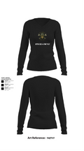 87th CEC-A FMT PLT 27162663 Women's Long Sleeve V-neck Shirt - 22