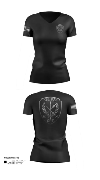 Womens Short Sleeve Vneck Shirt, Redwood City Police SRT, Police, Teamtime, Team time, sublimation, custom sports apparel, team uniforms, spirit wear, spiritwear, sports uniforms, custom shirts, team store, custom team store, fundraiser sports, apparel fundraiser