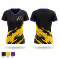 Wright Panthers 24494361 Women's Short Sleeve V-neck Shirt - 1