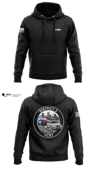 Hoodie, D3 Violent Crimes Reduction Team, Police, Teamtime, Team time, sublimation, custom sports apparel, team uniforms, spirit wear, spiritwear, sports uniforms, custom shirts, team store, custom team store, fundraiser sports, apparel fundraiser