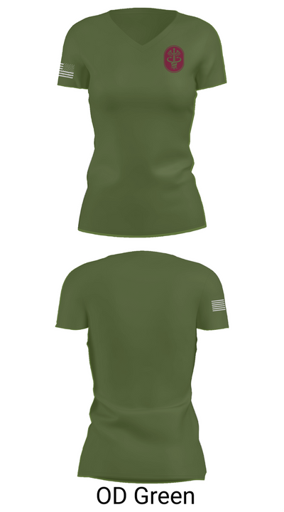 Amed 64194454 Women's Short Sleeve V-neck Shirt - 48