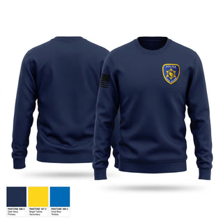 Crew Neck Sweatshirt, Village of Clinton Police, Police, Teamtime, Team time, sublimation, custom sports apparel, team uniforms, spirit wear, spiritwear, sports uniforms, custom shirts, team store, custom team store, fundraiser sports, apparel fundraiser