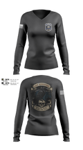 Trumbull County Homicide Investigation and Prosecution Unit 91481755 Women's Long Sleeve V-neck Shirt - 5