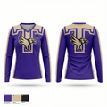 TBirds 31655582 Women's Long Sleeve V-neck Shirt - 1