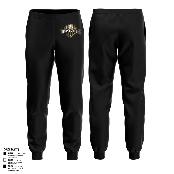 Joggers, TITANS UNITED FC, Men's Soccer, Teamtime, Team time, sublimation, custom sports apparel, team uniforms, spirit wear, spiritwear, sports uniforms, custom shirts, team store, custom team store, fundraiser sports, apparel fundraiser