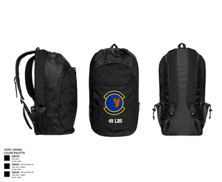 Gear Bag, 49 LRS, Air Force, Teamtime, Team time, sublimation, custom sports apparel, team uniforms, spirit wear, spiritwear, sports uniforms, custom shirts, team store, custom team store, fundraiser sports, apparel fundraiser