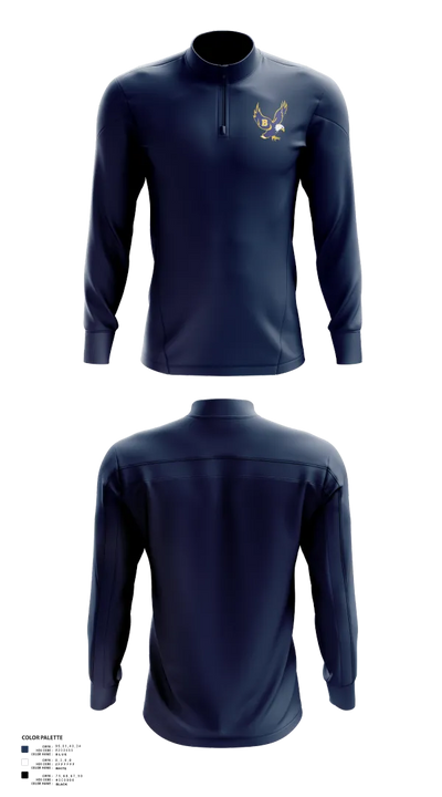 Barrington High School Gymnastics 6144044 Quarter Zip Jacket - 21 (1)