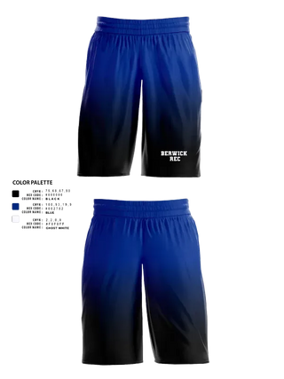 Mens Basketball Shorts, Berwick Rec, Men's Basketball, Teamtime, Team time, sublimation, custom sports apparel, team uniforms, spirit wear, spiritwear, sports uniforms, custom shirts, team store, custom team store, fundraiser sports, apparel fundraiser