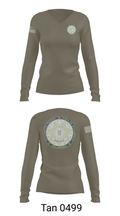 Wyandotte Nation Police 64649921 Women's Long Sleeve V-neck Shirt - 11
