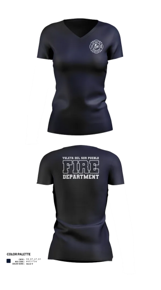 Womens Short Sleeve Vneck Shirt, Tribal Fire Department, , Teamtime, Team time, sublimation, custom sports apparel, team uniforms, spirit wear, spiritwear, sports uniforms, custom shirts, team store, custom team store, fundraiser sports, apparel fundraiser