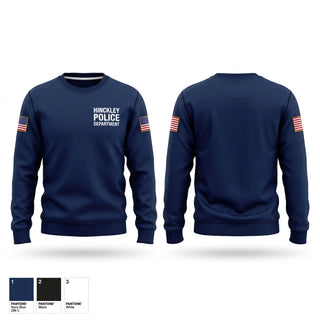 Crew Neck Sweatshirt, Hinckley Police Department, Police, Teamtime, Team time, sublimation, custom sports apparel, team uniforms, spirit wear, spiritwear, sports uniforms, custom shirts, team store, custom team store, fundraiser sports, apparel fundraiser