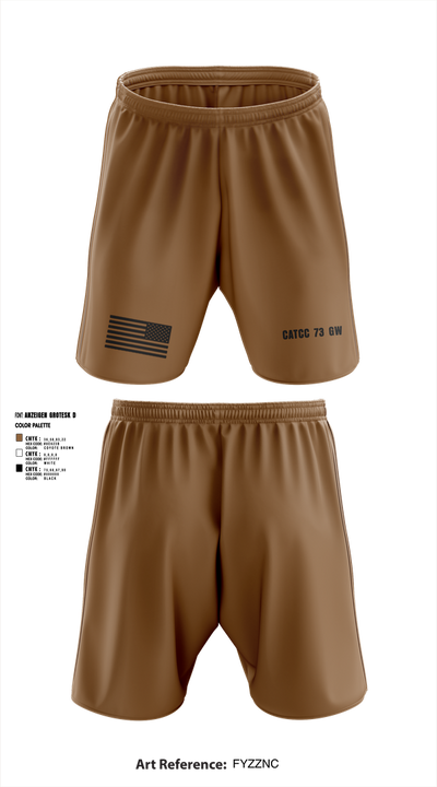 CATCC 73 GW 39646487 Athletic Shorts With Pockets - 1