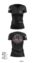 133rd Construction Management Team 6811495 Women's Short Sleeve V-neck Shirt - 102