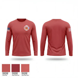 Long Sleeve Performance Shirt, Red Lick VFD, Fire Department, Teamtime, Team time, sublimation, custom sports apparel, team uniforms, spirit wear, spiritwear, sports uniforms, custom shirts, team store, custom team store, fundraiser sports, apparel fundraiser