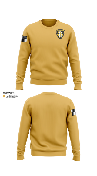 Crew Neck Sweatshirt, Knightdale JROTC, Army, Teamtime, Team time, sublimation, custom sports apparel, team uniforms, spirit wear, spiritwear, sports uniforms, custom shirts, team store, custom team store, fundraiser sports, apparel fundraiser