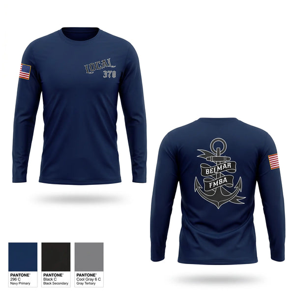 Long Sleeve Performance Shirt, Belmar Ems 378, EMS/EMT, Teamtime, Team time, sublimation, custom sports apparel, team uniforms, spirit wear, spiritwear, sports uniforms, custom shirts, team store, custom team store, fundraiser sports, apparel fundraiser