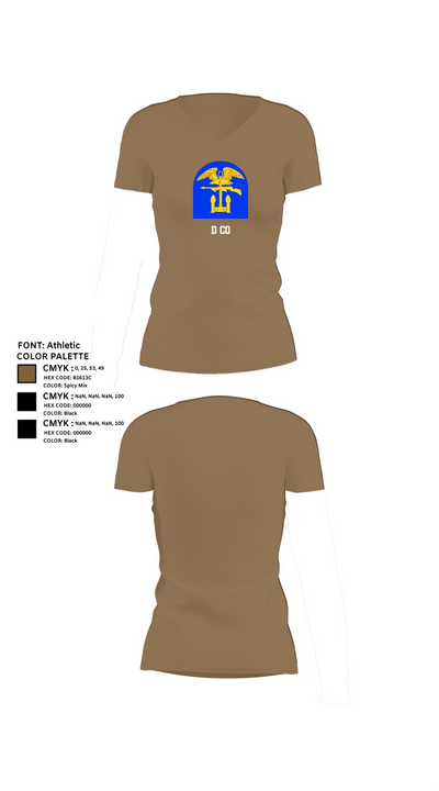 D CO Women's Short Sleeve V-neck Shirt - 4