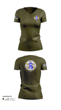 XVIII Airborne Corps G34 FIRES 87629681 Women's Short Sleeve V-neck Shirt - 30