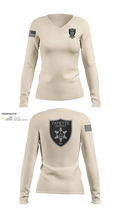 Fayette County Sheriff WV 38752837 Women's Long Sleeve V-neck Shirt - 21