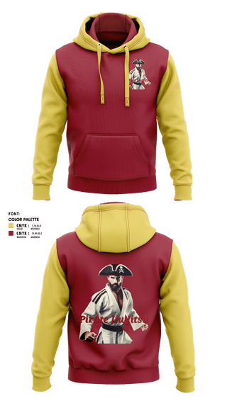 Hoodie, Pirate Jiu Jitsu, Wrestling, Teamtime, Team time, sublimation, custom sports apparel, team uniforms, spirit wear, spiritwear, sports uniforms, custom shirts, team store, custom team store, fundraiser sports, apparel fundraiser