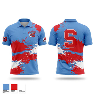 Short Sleeve Performance Polo, Seaside seagulls, Softball, Teamtime, Team time, sublimation, custom sports apparel, team uniforms, spirit wear, spiritwear, sports uniforms, custom shirts, team store, custom team store, fundraiser sports, apparel fundraiser